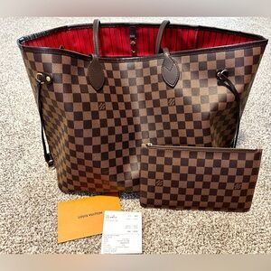 Louis Vuitton GM Neverfull Authentic Tote
